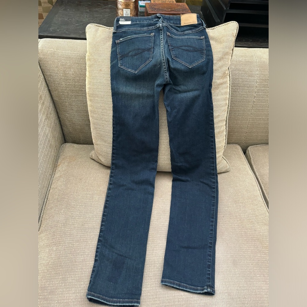 Abercrombie & Fitch Straight Mid Rise Jeans 00S 24x29